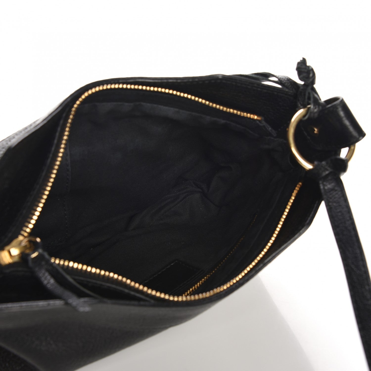 Balenciaga Chevre Gold Metallic Edge Hardware Hip Black 5 of 7