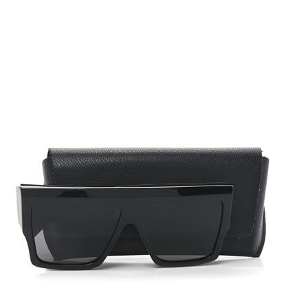 Celine Acetate Flat Top Rectangular Sunglasses CL400921 Black 7 of 7