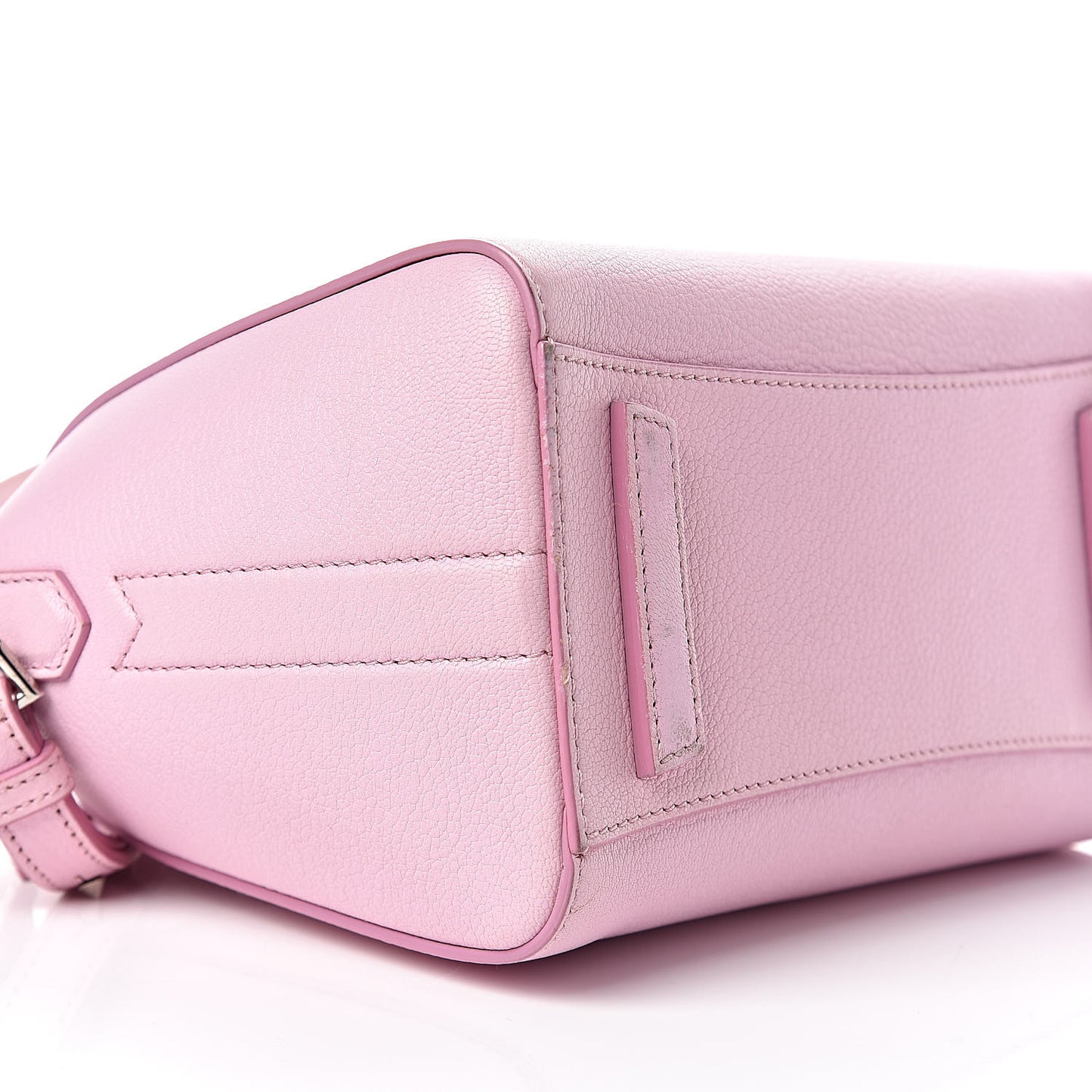 Sugar Goatskin Mini Antigona Pale Pink