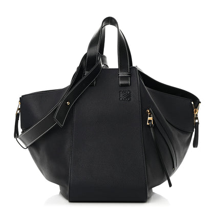 Loewe Calfskin Medium Hammock Shoulder Bag Midnight Blue Black 1 of 12