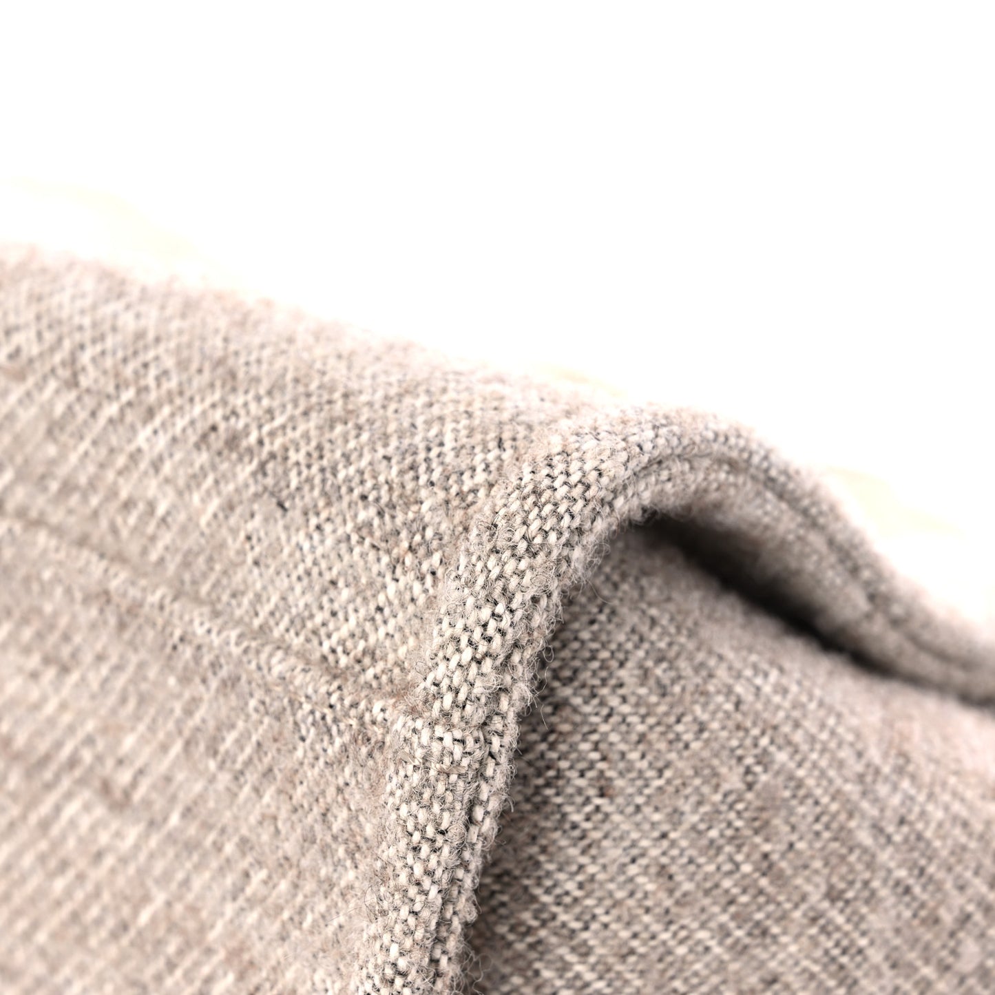 Mixed Fibers Calfskin Medium Deauville Tote Beige