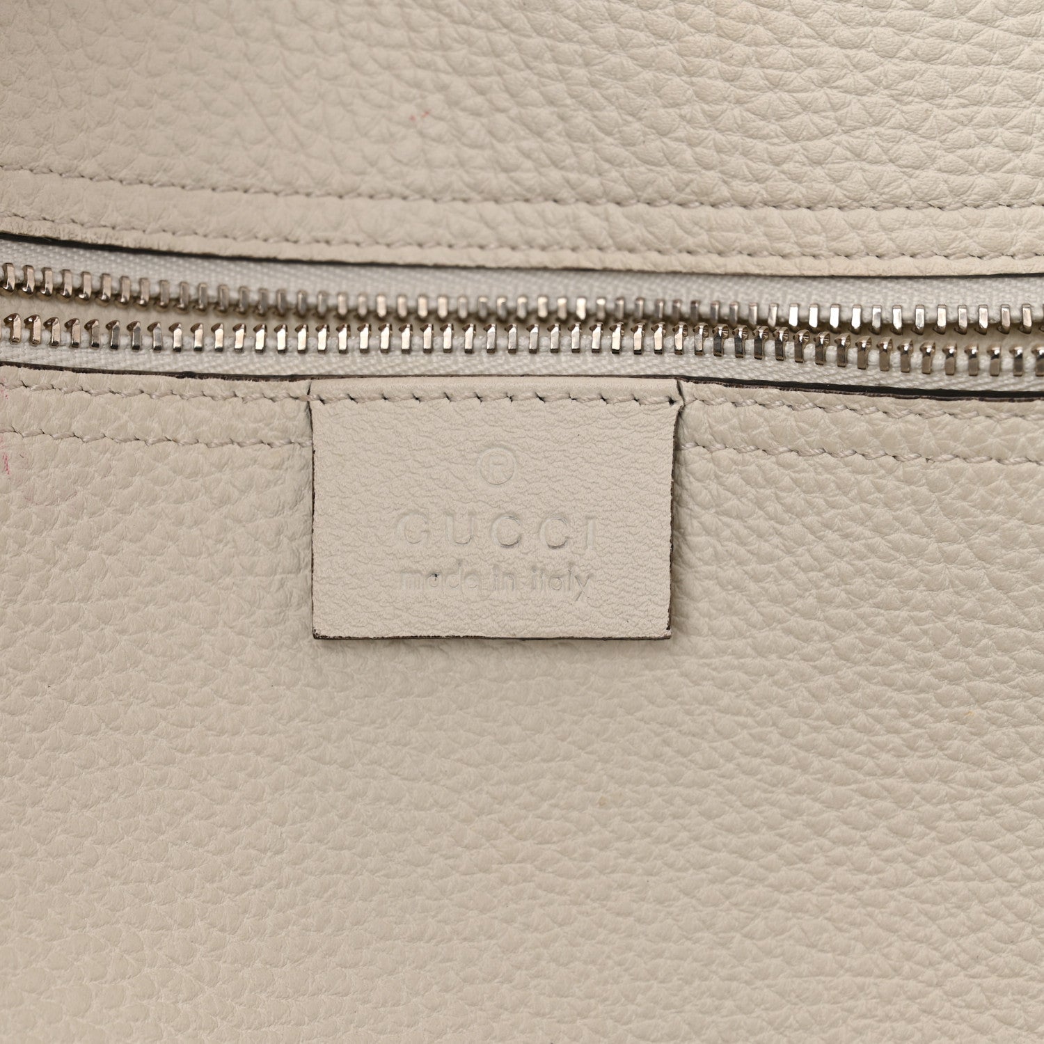 Gucci Soft Calfskin Medium Jackie Top Handle Bag Antique White 6 of 13