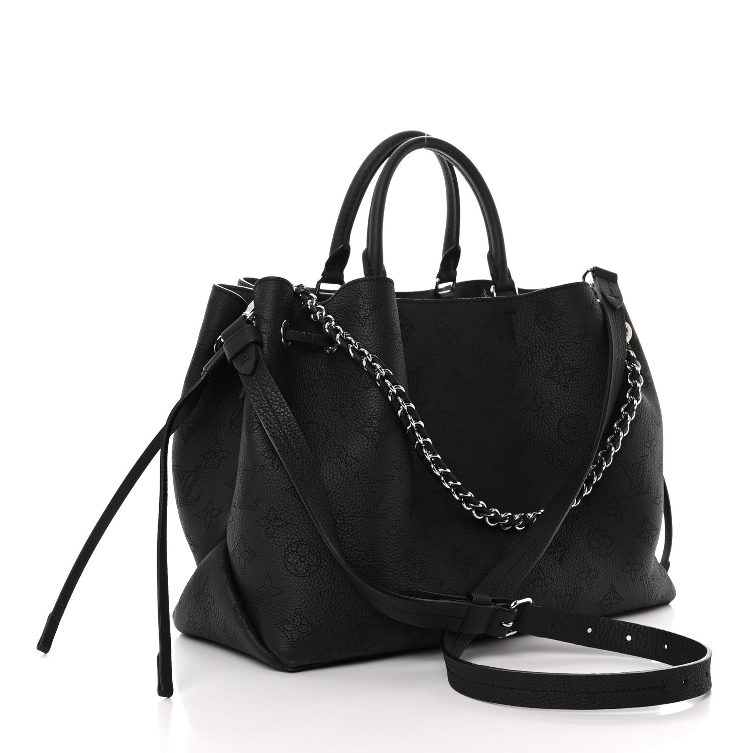 Louis Vuitton LOUIS VUITTON Mahina Bella Tote Black 3 of 9