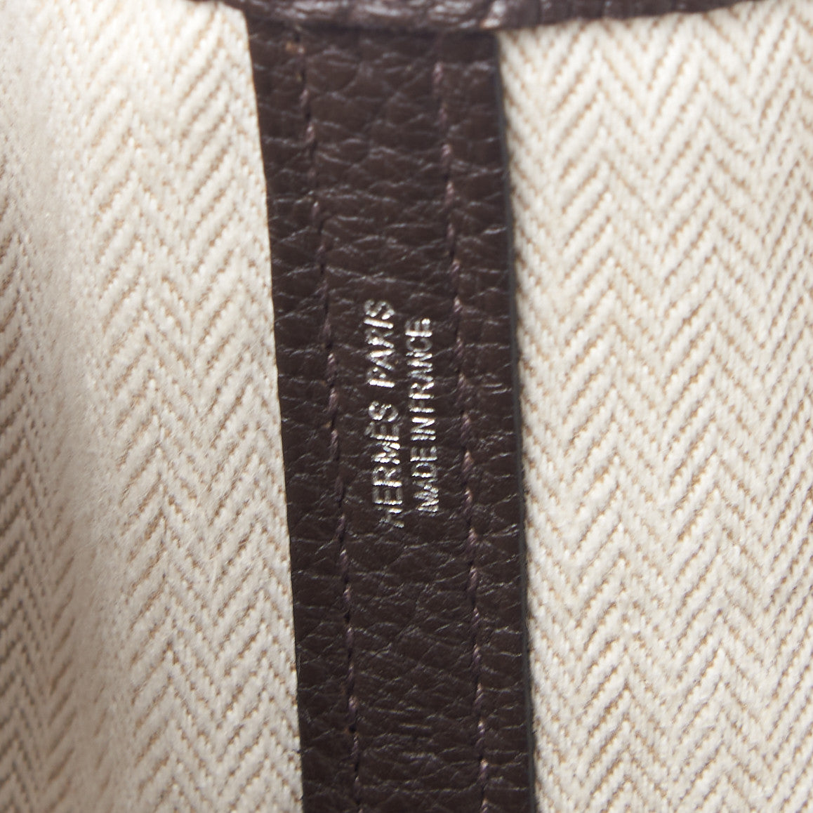 Hermes Negonda Garden Party 36 MM Chocolate 8 of 8