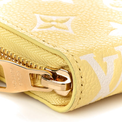 Louis Vuitton Empreinte Monogram Zippy Wallet Lemon Curd Yellow 8 of 10