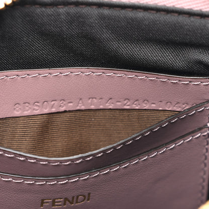Fendi Velvet Jacquard FF Baguette Pouch Dusty Mauve 7 of 10