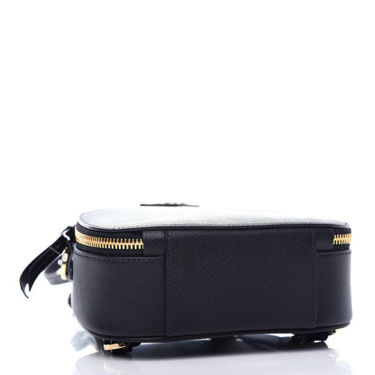 Prada Saffiano Lux Mini Odette Backpack Black 4 of 9
