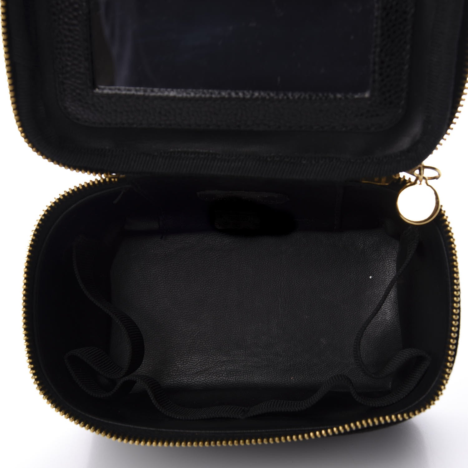 Chanel Caviar Vanity Cosmetic Case Black 5 of 13