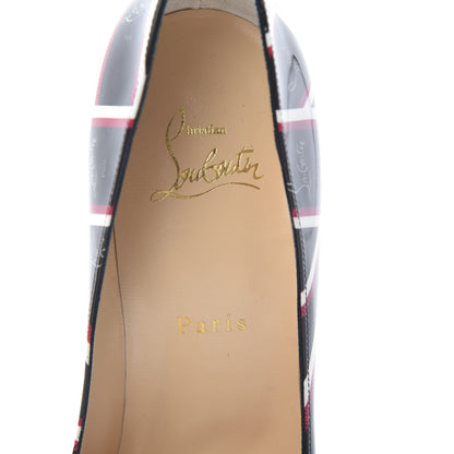 Christian Louboutin Patent Ribbon Pigalle Follies 100 Pumps 38.5 Multicolor 6 of 8