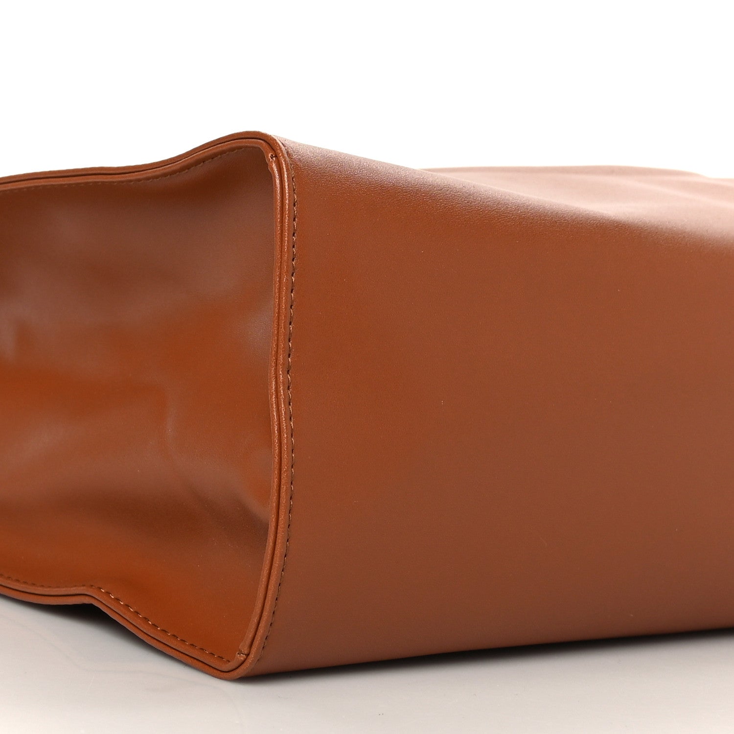 Telfar Vegan Leather Medium Shopping Bag Tan 7 of 8