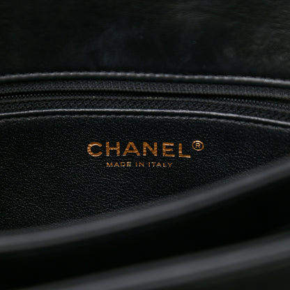 Chanel Lambskin Quilted Medium Trendy CC Flap Dual Handle Bag Black 6 of 12