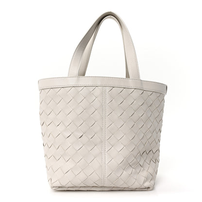 Bottega Veneta Nappa Intrecciato Small Flip Flap Tote Chalk 1 of 9