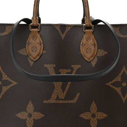 Louis Vuitton Reverse Monogram Giant Onthego MM 7 of 9
