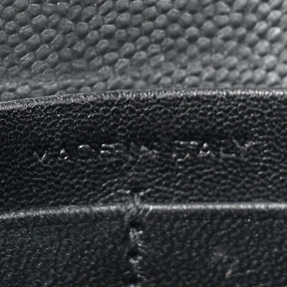 Saint Laurent Grain De Poudre Clasic Kate Monogram Tassel Chain Wallet Argento 8 of 19