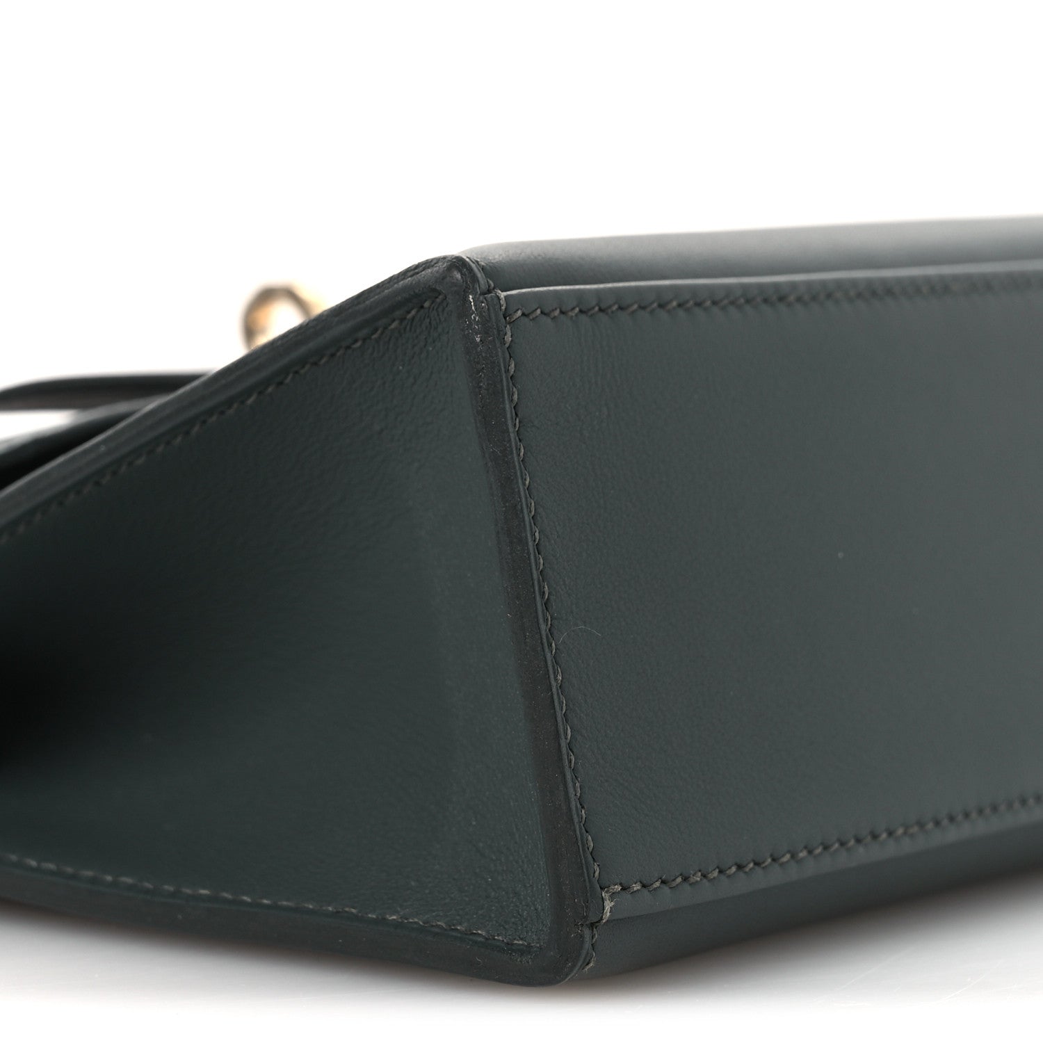Hermes Swift Kelly Pochette Clutch Vert Mangrove 9 of 12