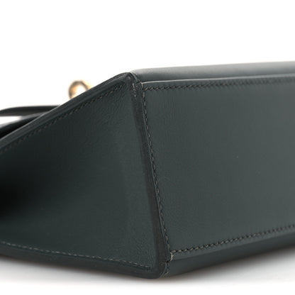 Hermes Swift Kelly Pochette Clutch Vert Mangrove 9 of 12