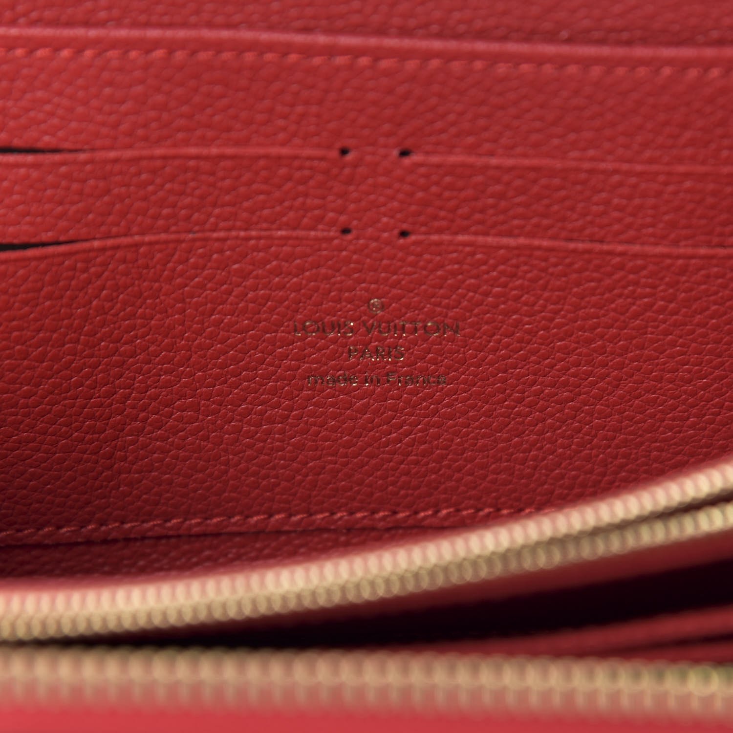 Louis Vuitton Empreinte Zippy Wallet Cherry 6 of 8