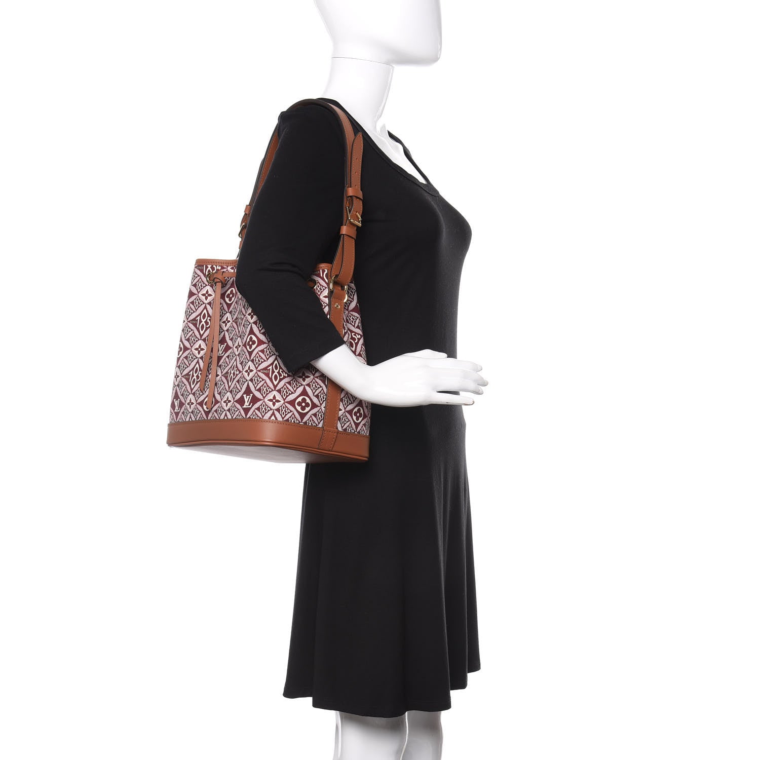 Louis Vuitton Jacquard Since 1854 Petit Noe Bordeaux 2 of 11
