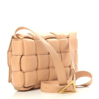 Bottega Veneta Nappa Maxi Intreccio Padded Cassette Crossbody Bag Almond 3 of 12