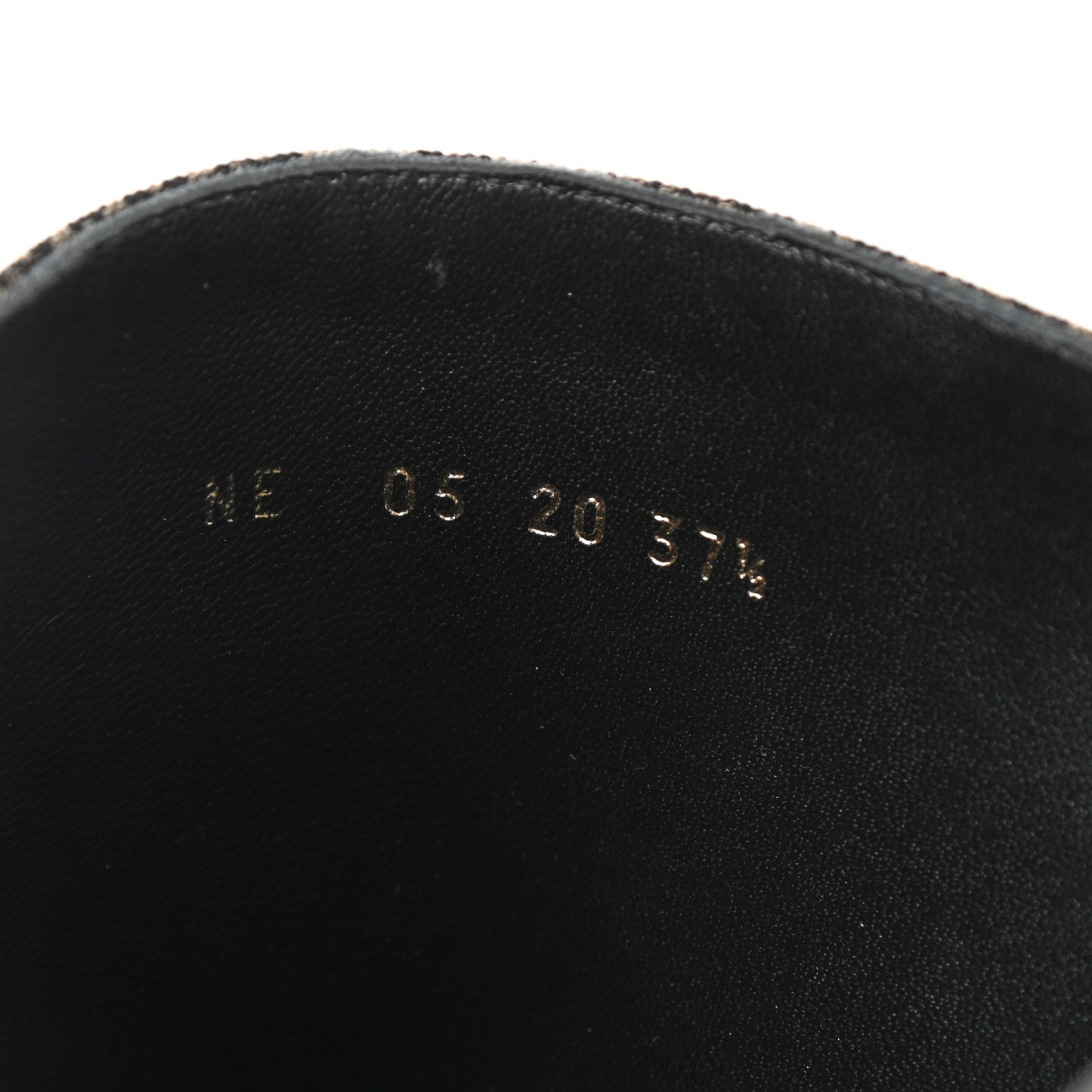 Technical Fabric Calfskin D-Major Boots 37.5 Taupe Black