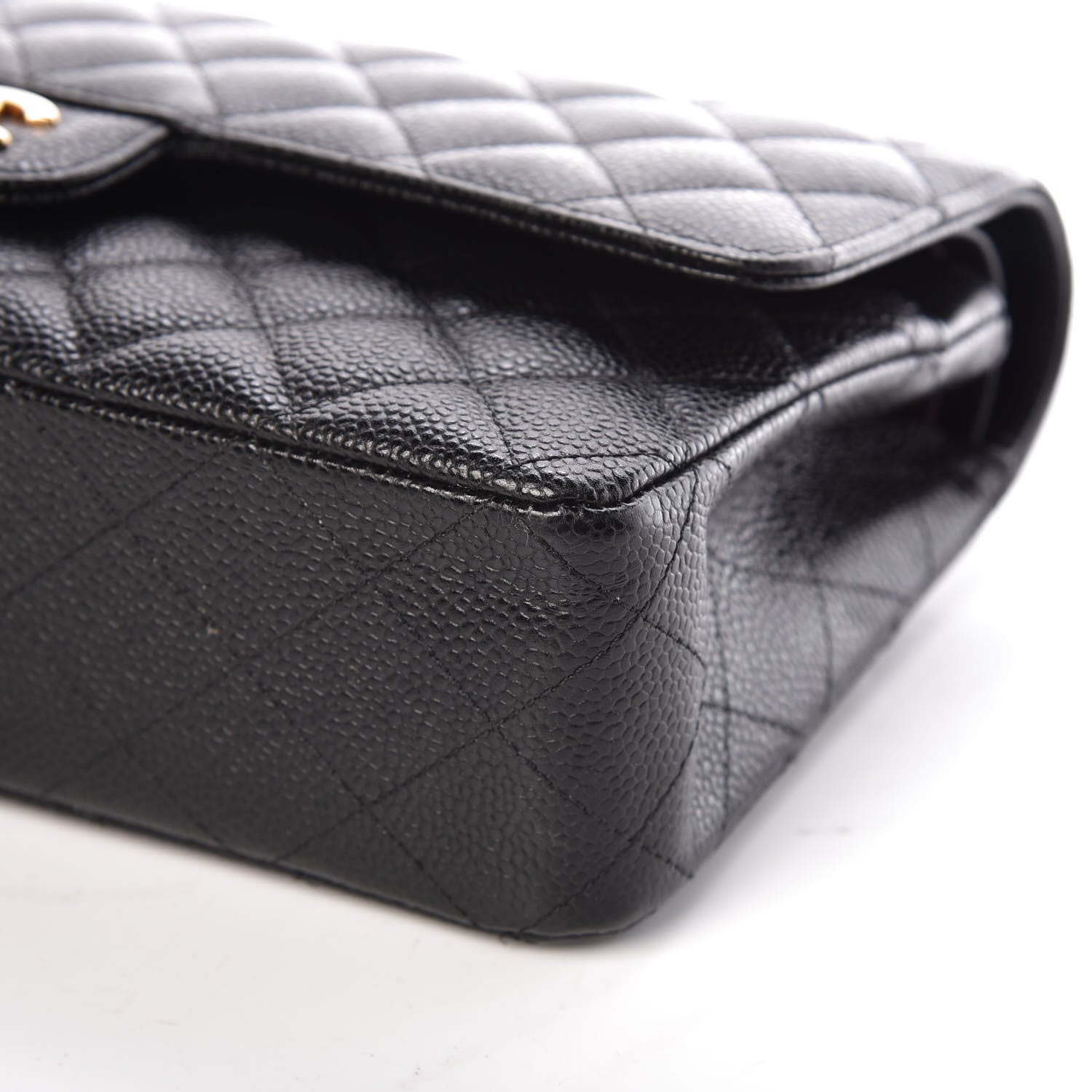 Chanel Caviar Quilted Medium Double Flap Black 9 of 9