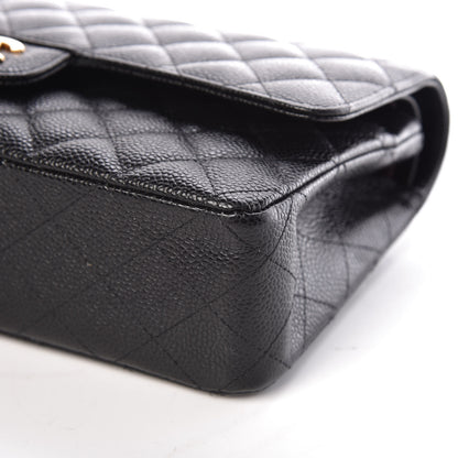Chanel Caviar Quilted Medium Double Flap Black 9 of 9