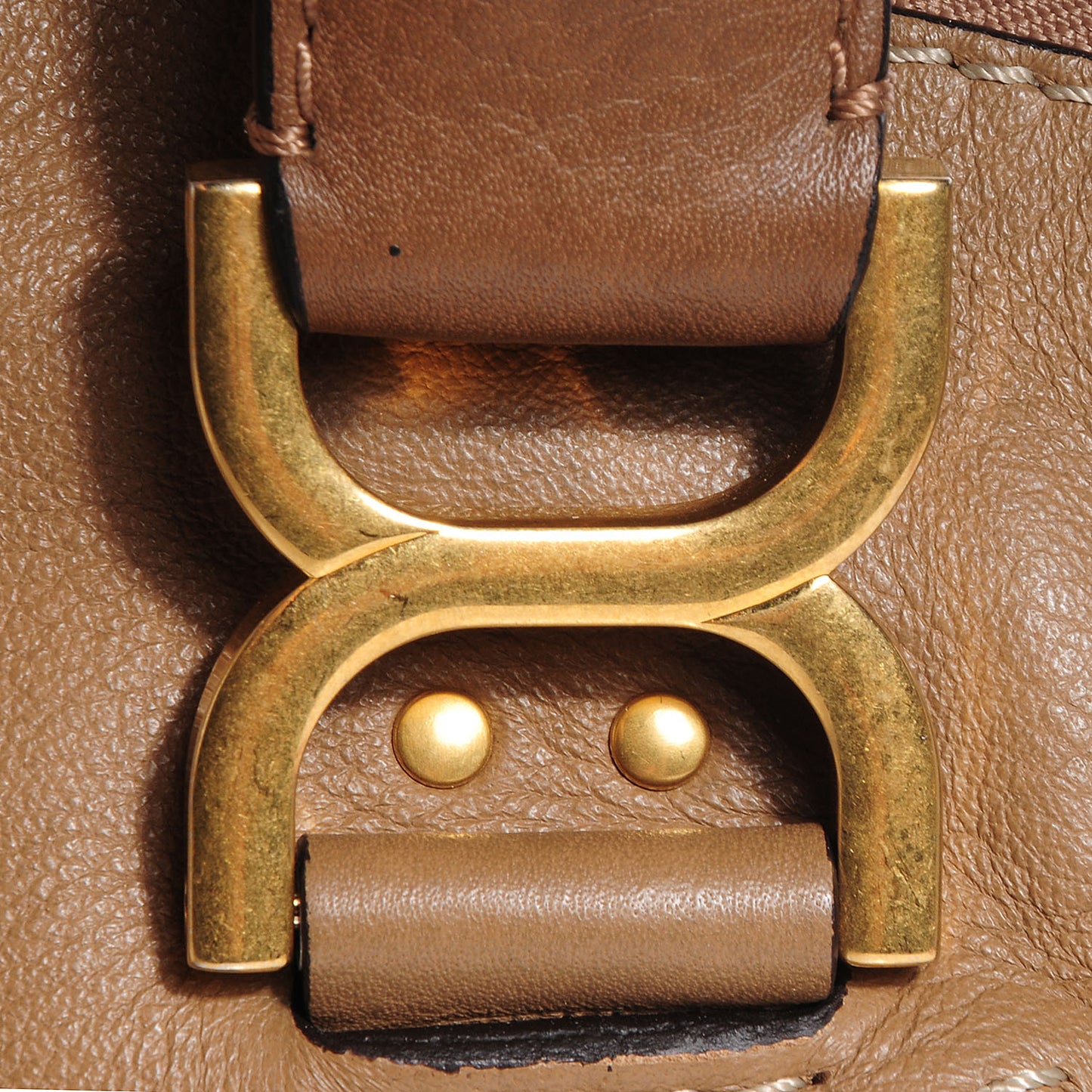 Calfskin Large Marcie Satchel Nut