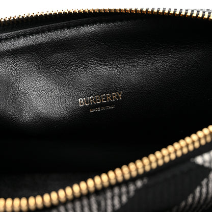 Burberry Jacquard Check Snip Bag Black 6 of 10