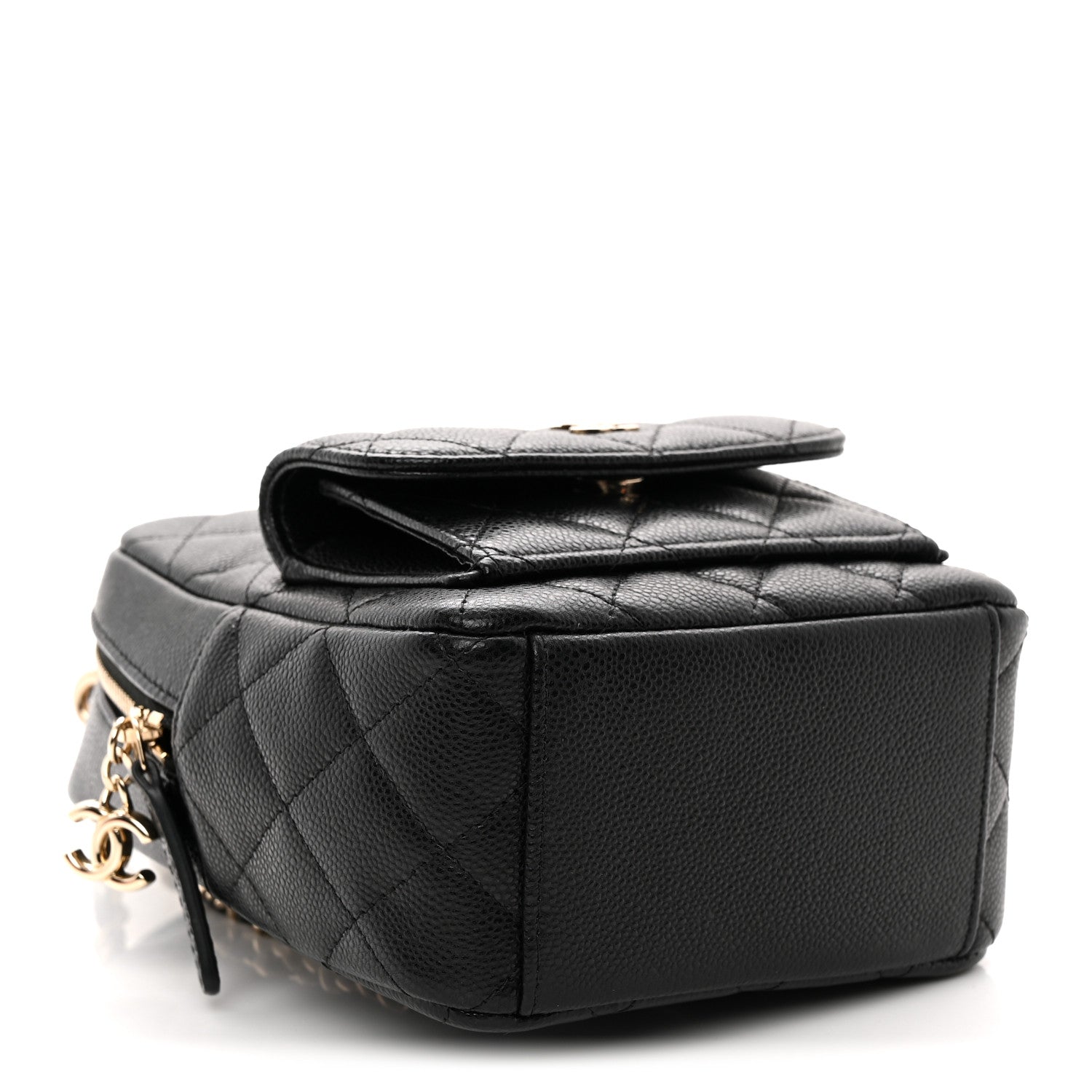 Chanel Caviar Quilted CC Mini Classic Backpack Black 1893684