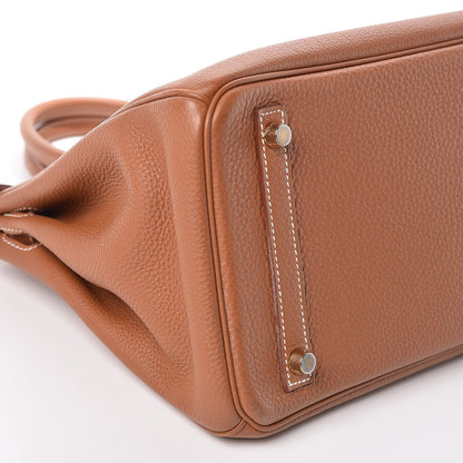 Hermes Togo Birkin 30 Gold 9 of 32