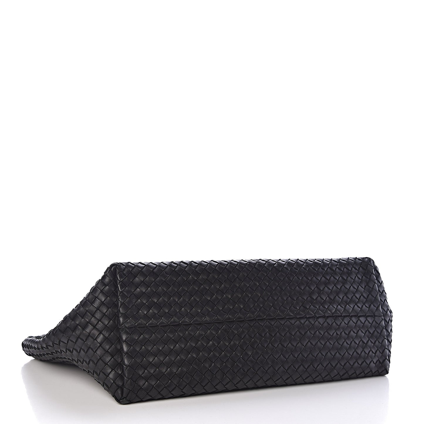 Nappa Intrecciato Medium Cabat Black