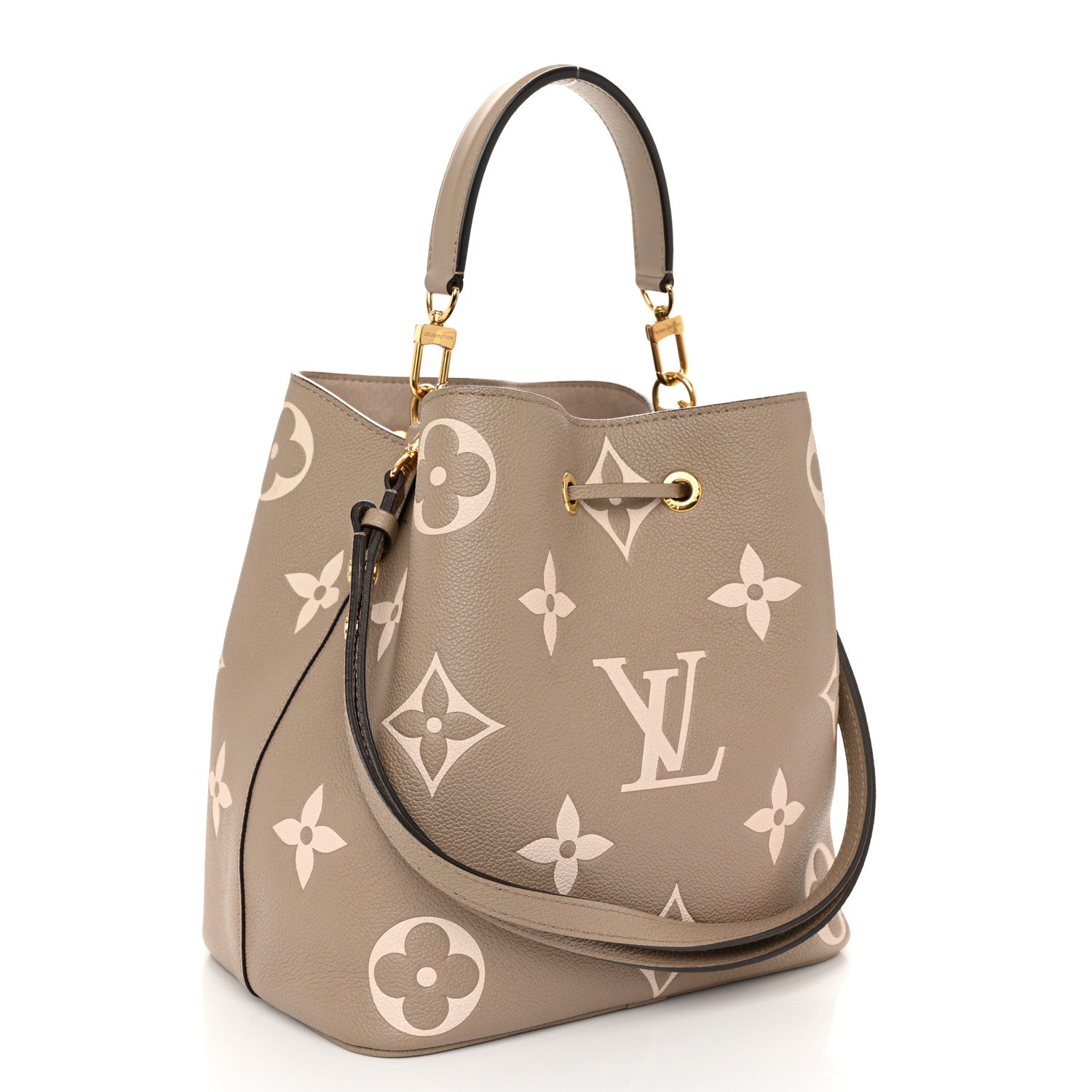 Louis Vuitton Empreinte Monogram Giant Neonoe MM Tourterelle Creme 4 of 10