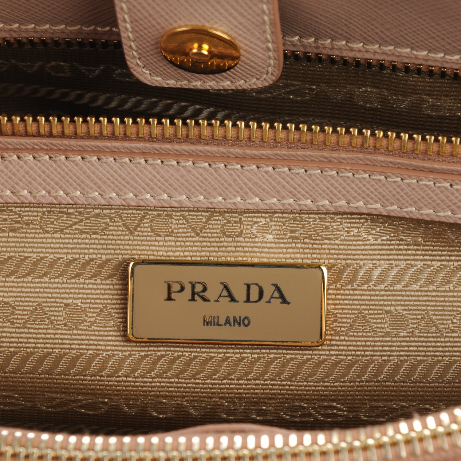 Prada Saffiano Lux Medium Tote Cammeo 6 of 8