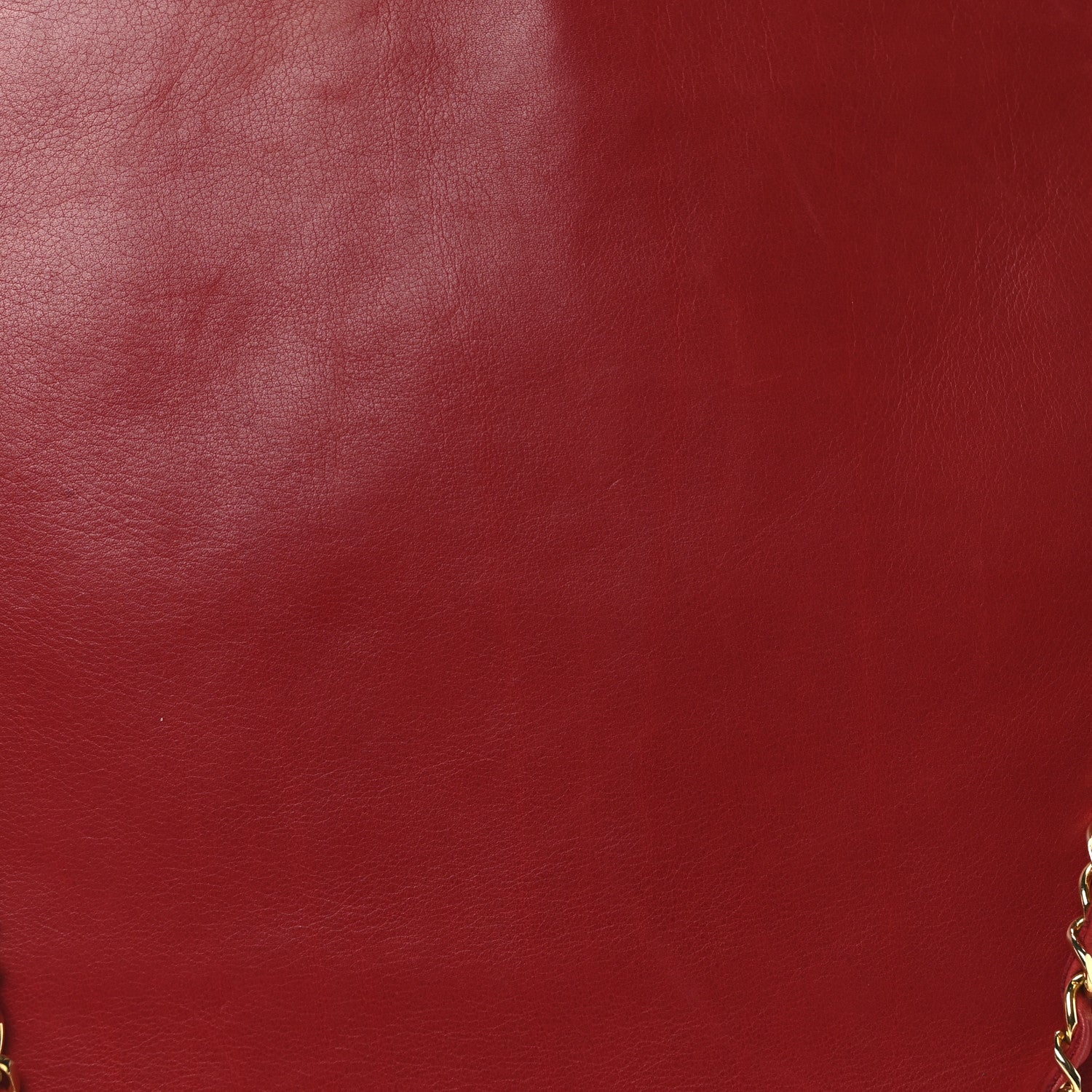 Chanel Lambskin Quilted Shoulder Bag Red 17 of 21