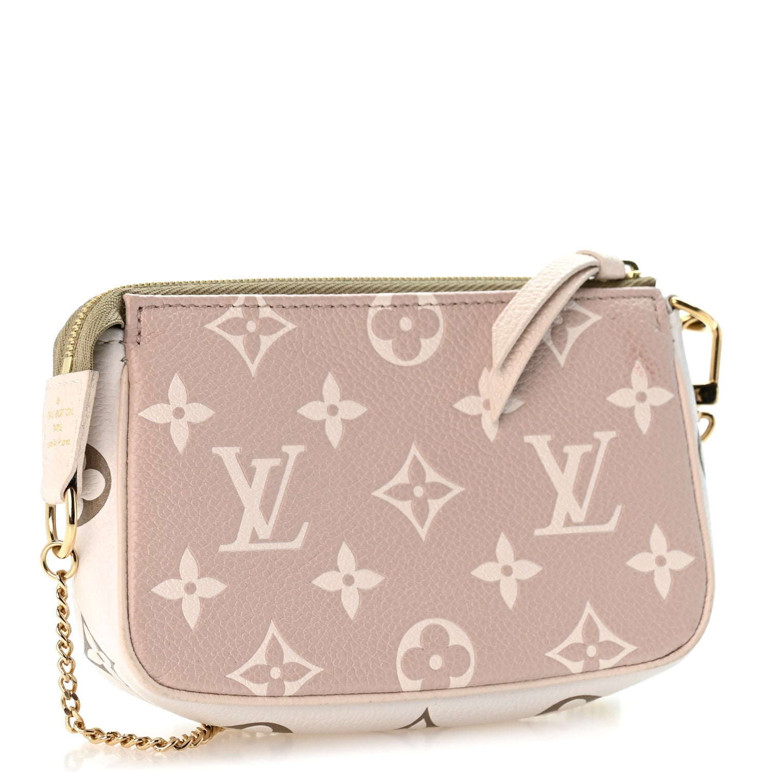 Louis Vuitton Empreinte Spring in the City Mini Pochette Accessories Kaki Beige Cream 3 of 8