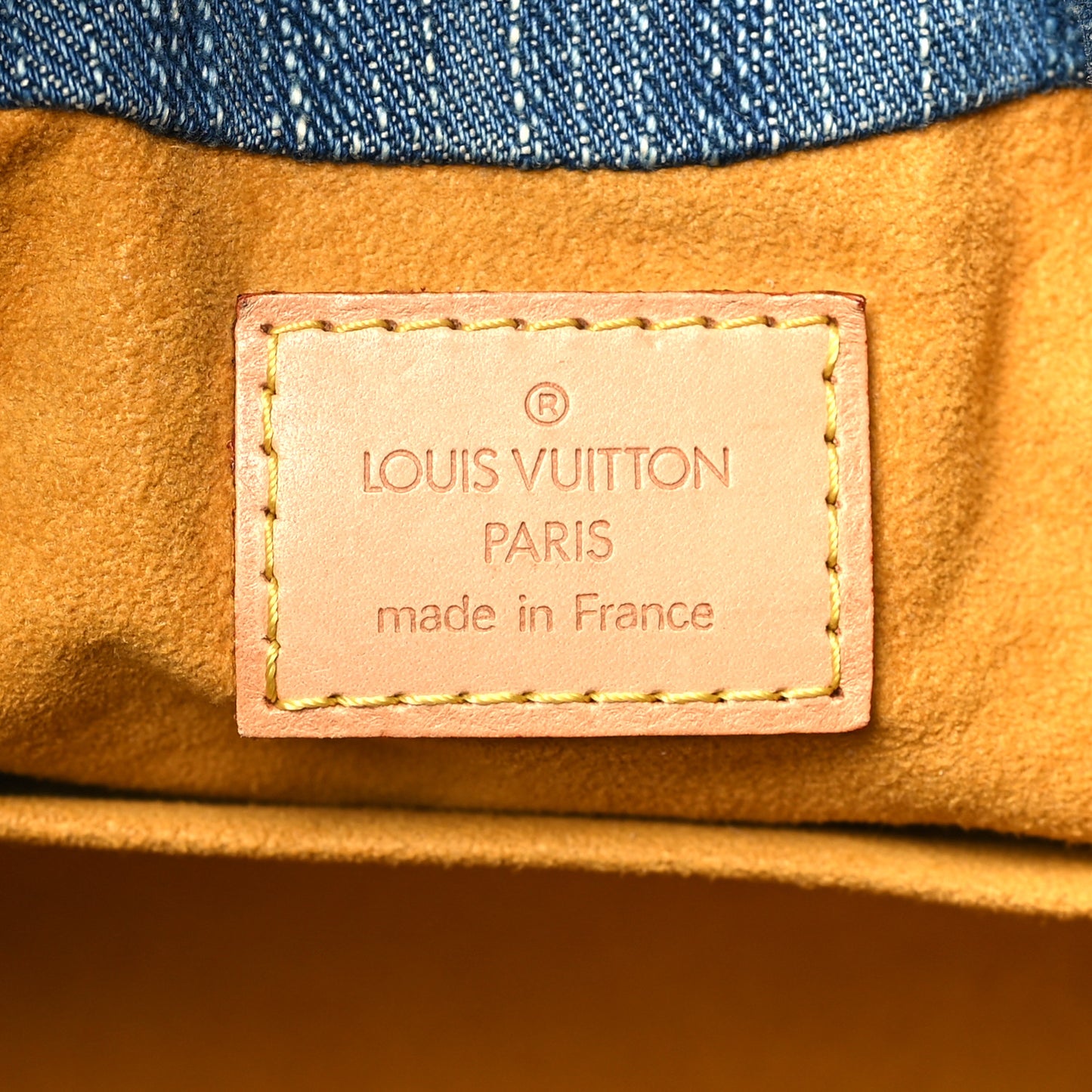 Monogram Denim Pleaty Blue