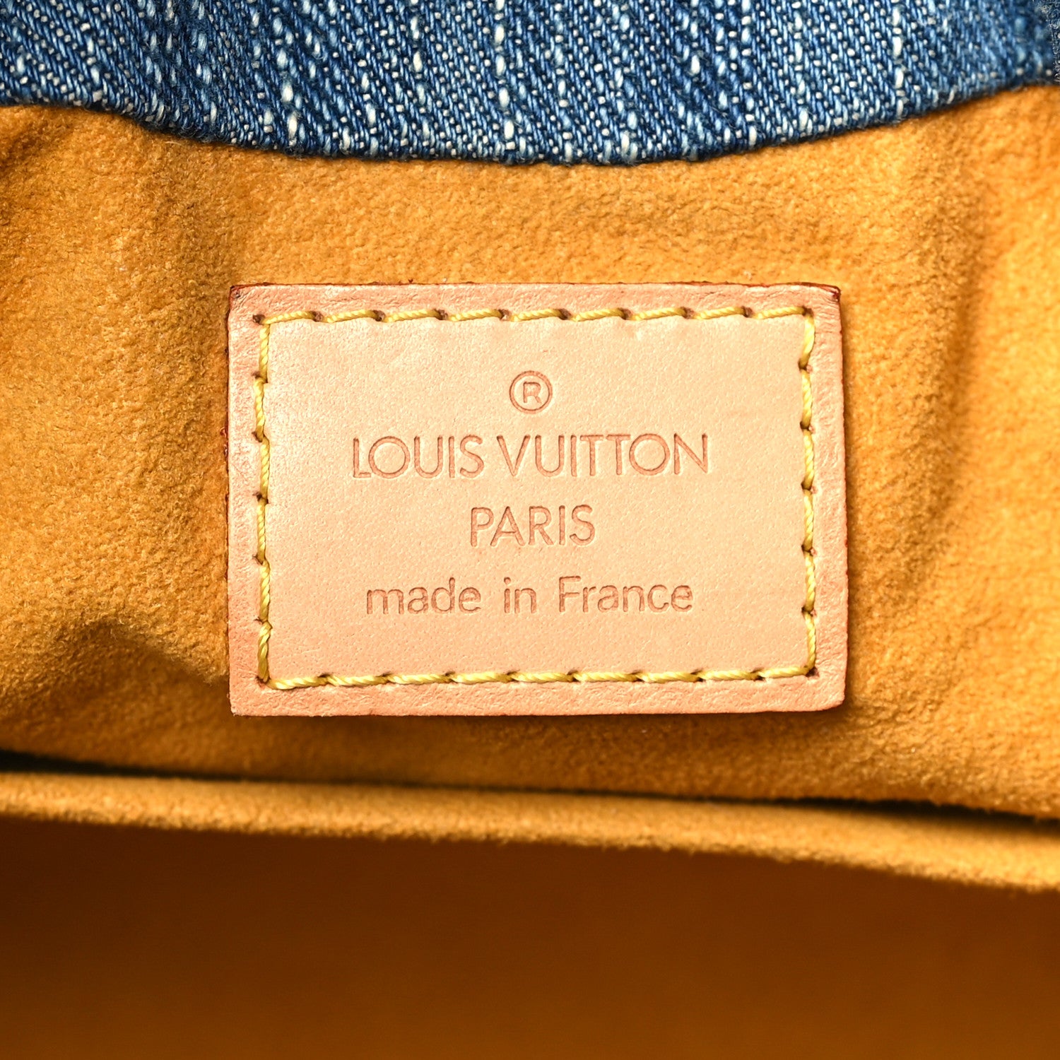 Louis Vuitton Monogram Denim Pleaty Blue 6 of 10