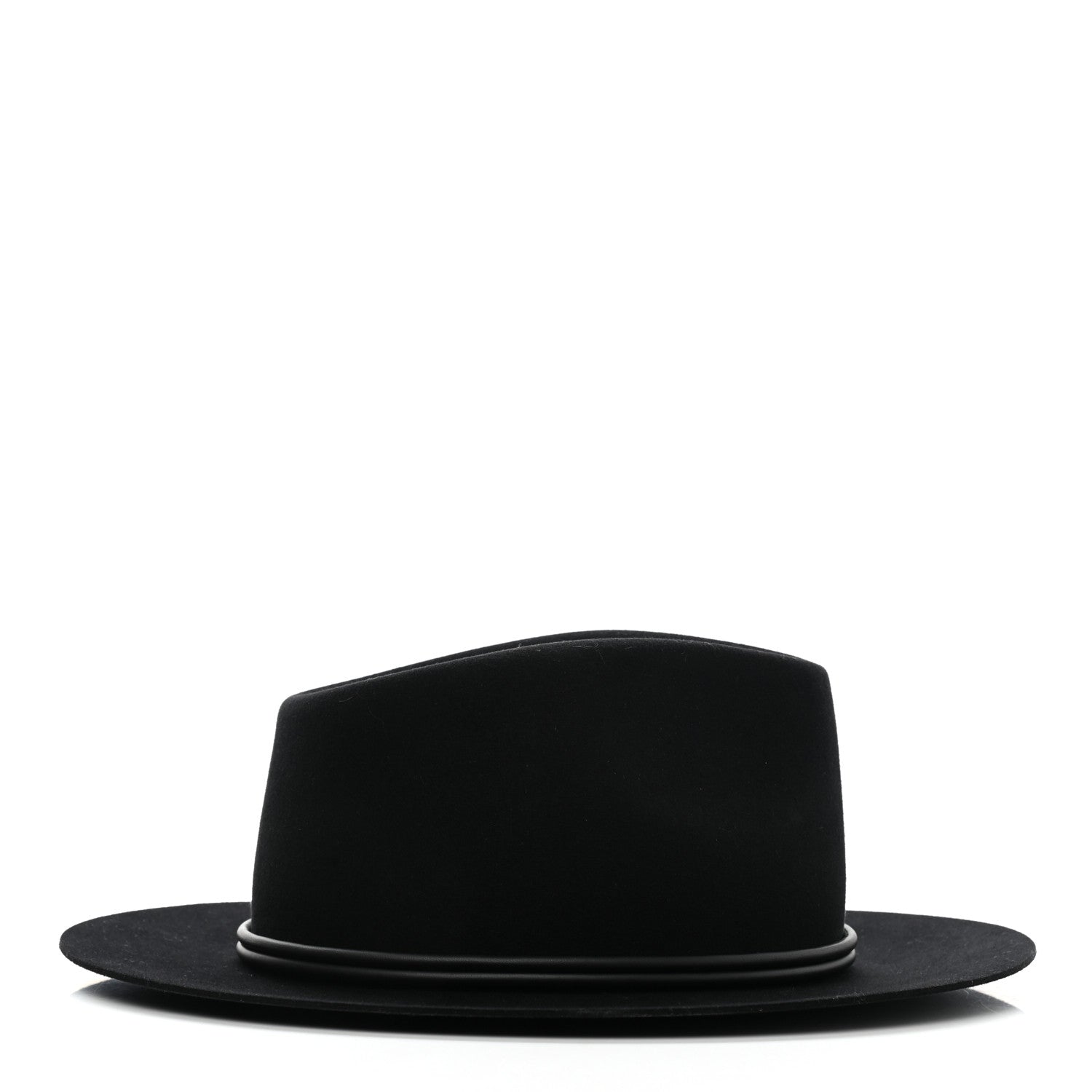 Hermes Felt Chapeau Duke Hat 58 Black 5 of 9