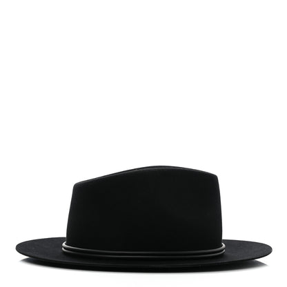 Hermes Felt Chapeau Duke Hat 58 Black 5 of 9