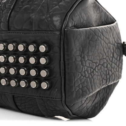 Alexander Wang Pebbled Lambskin Rocco Black Silver Hardware 10 of 12