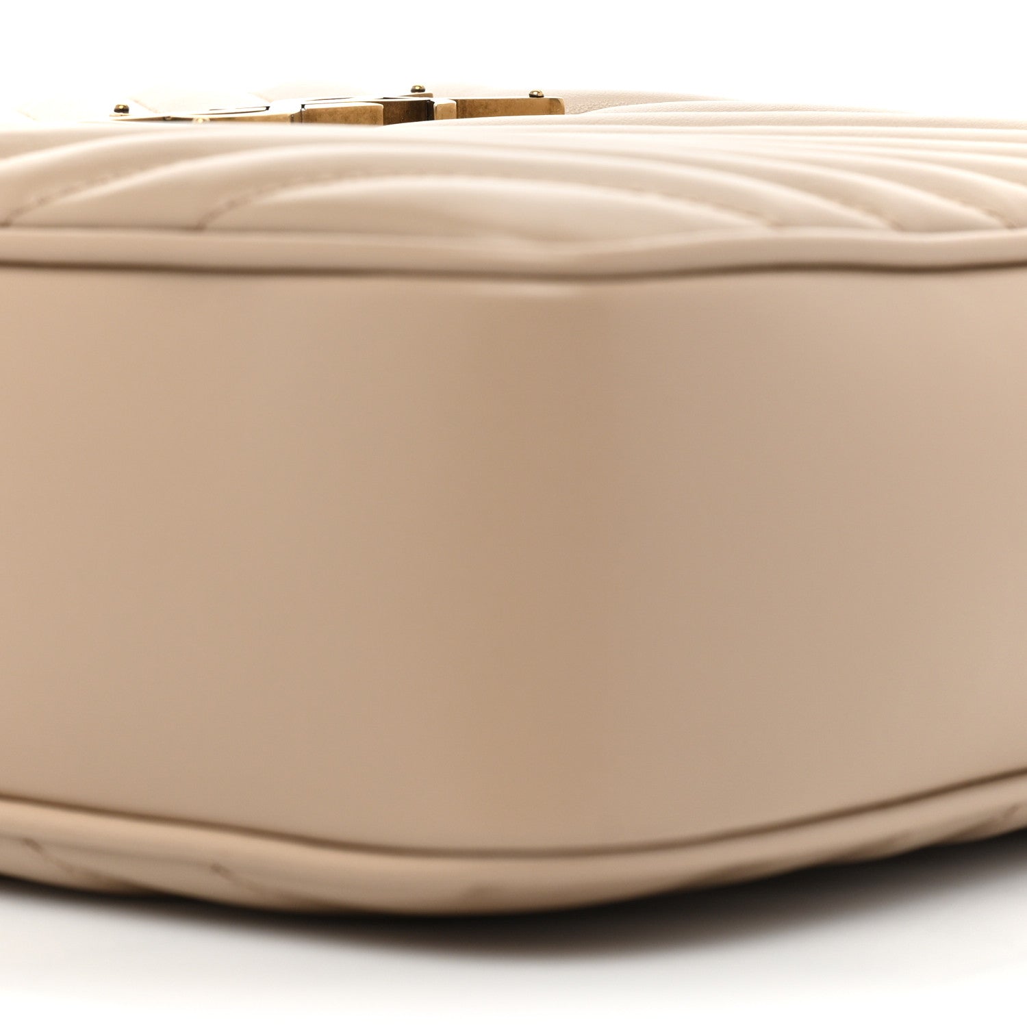 Saint Laurent Calfskin Matelasse Monogram Lou Camera Bag Dark Beige 7 of 7