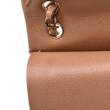 Chanel Caviar Quilted Jumbo Double Flap Beige 20 of 20