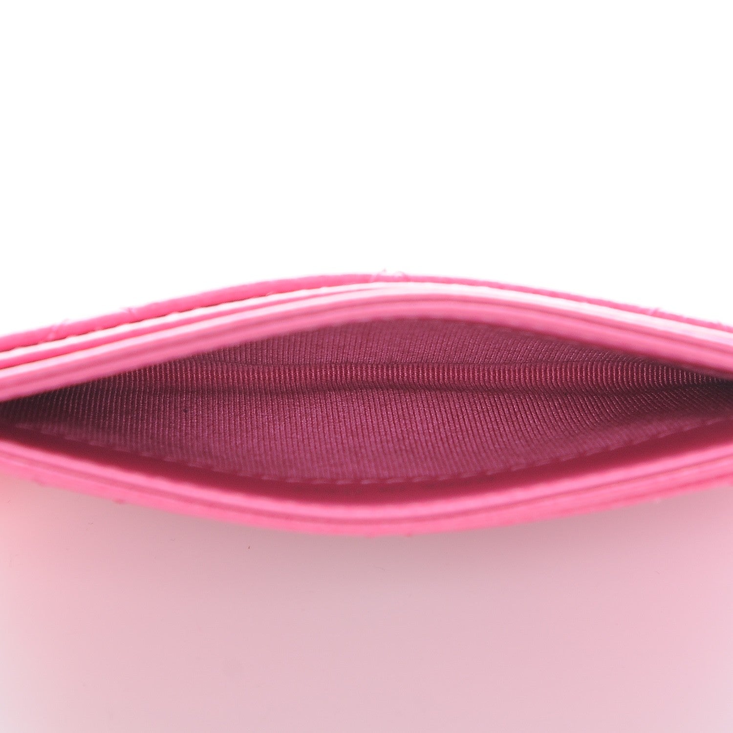 Chanel Caviar Quilted Card Holder Pink 5 of 8