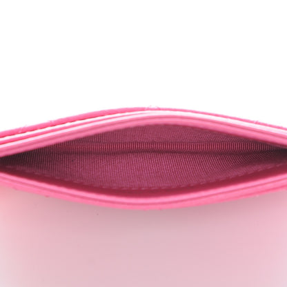 Chanel Caviar Quilted Card Holder Pink 5 of 8