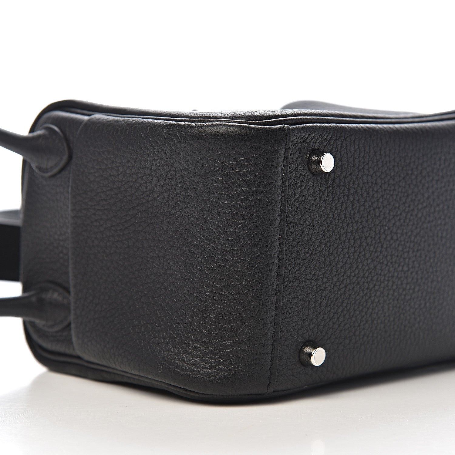 Hermes Taurillon Clemence Mini Lindy 20 Black 7 of 10