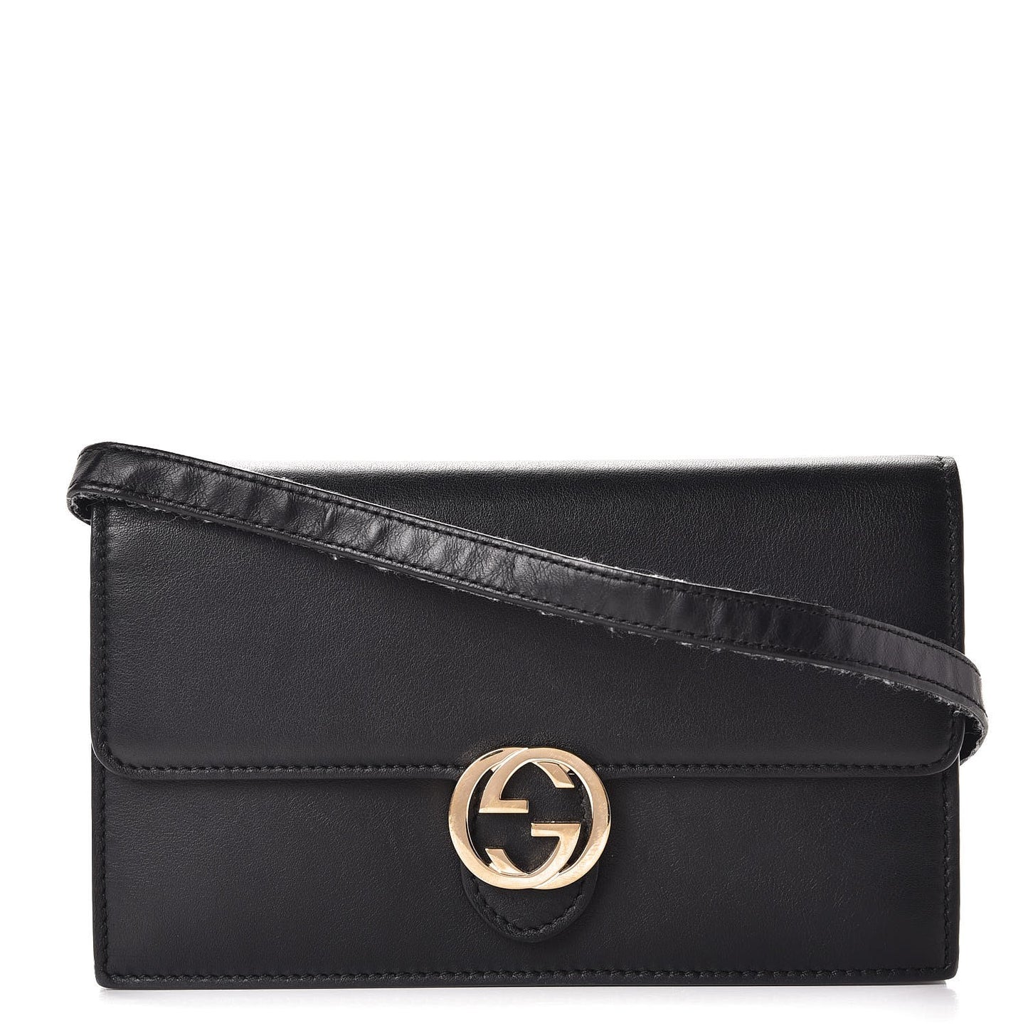 Calfskin Icon Wallet Black