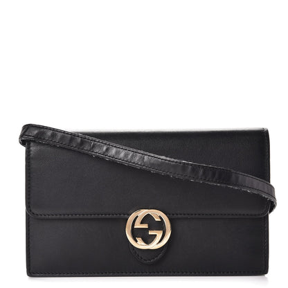 Gucci Calfskin Icon Wallet Black 1 of 10