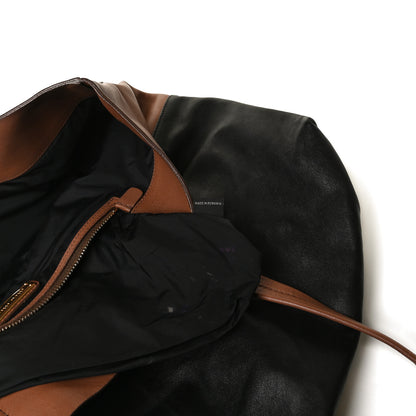 Miu Miu Vitello Soft Calf Tote Black Cannella 8 of 21