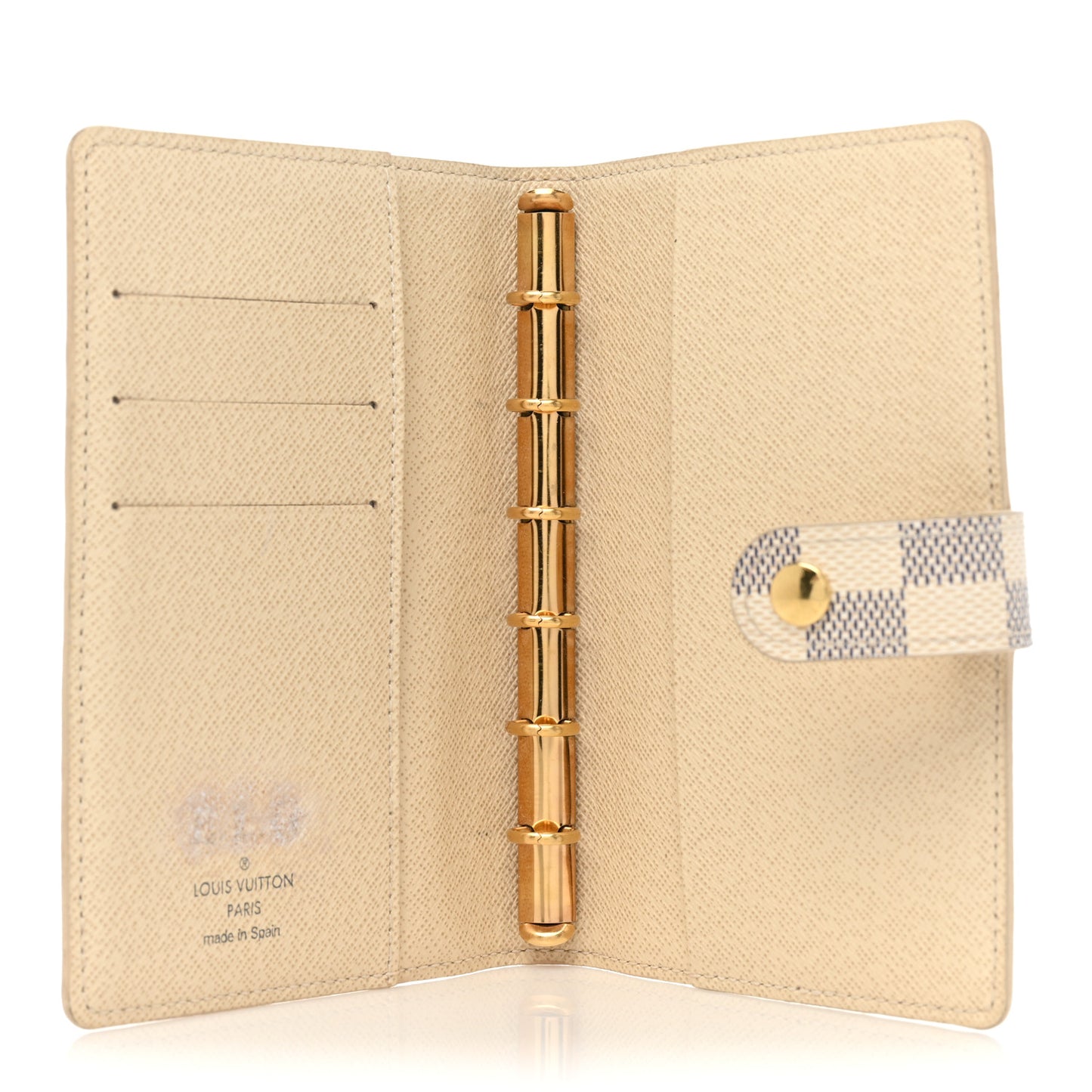 Damier Azur Small Ring Agenda Cover