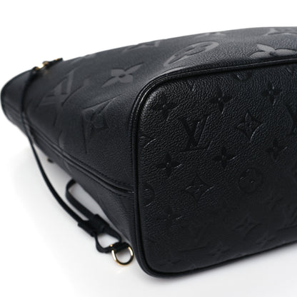 Louis Vuitton Empreinte Monogram Giant Neverfull MM Black 8 of 9